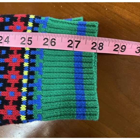 Blizzard Bay Men's Dinosaur Dino T Rex Ugly Christmas Sweater Lights Up Sz L - Picture 13 of 14